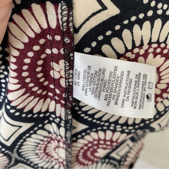 Michael Kors Cotton Mosaic Print Y2K Halter top Lightweight - Picture 6 of 7